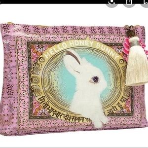 ๐EUC PAPAYA ART Hello Honey Bunny tote